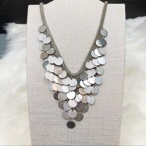 Silver Coin Necklace